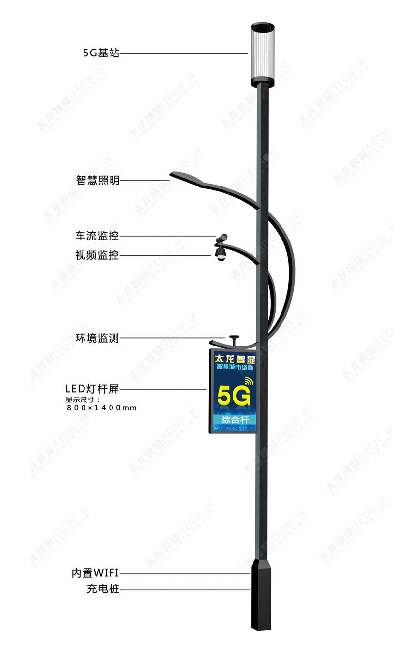 led灯杆屏|智慧灯杆屏|立柱广告机|led广告机|落地广告机|智慧路灯|智慧灯杆|灯杆广告机|智能广告机|灯杆屏|智慧灯杆显示屏