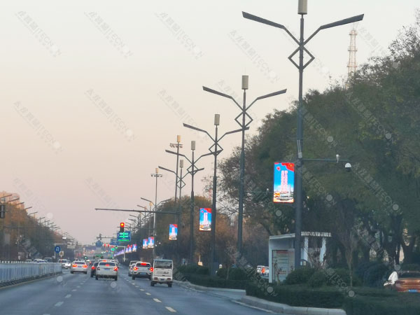 led灯杆屏|智慧灯杆屏|立柱广告机|led广告机|智慧路灯屏|户外LED广告机|灯杆屏|智慧灯杆|智慧路灯