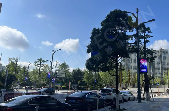 智慧城市灯杆屏解决方案