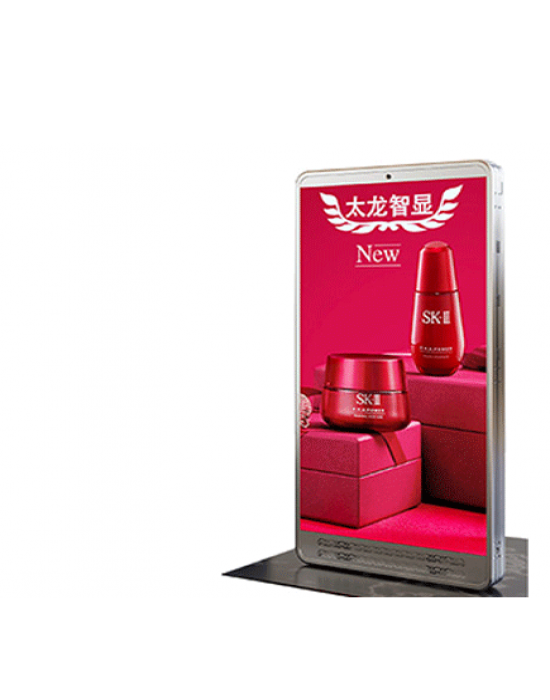 P3.125全铸铝600X1200圆角双面 LED灯杆屏