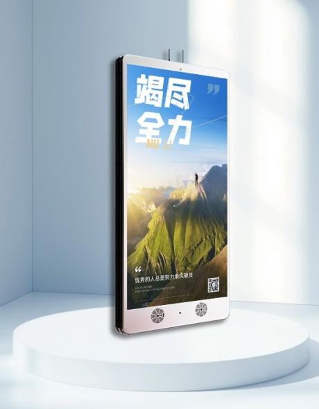 压铸镁640×1280单面LED灯杆屏